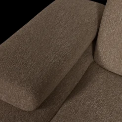 Outlet WOOOD Mojo Bouclé Chaise Longue Brown Melange