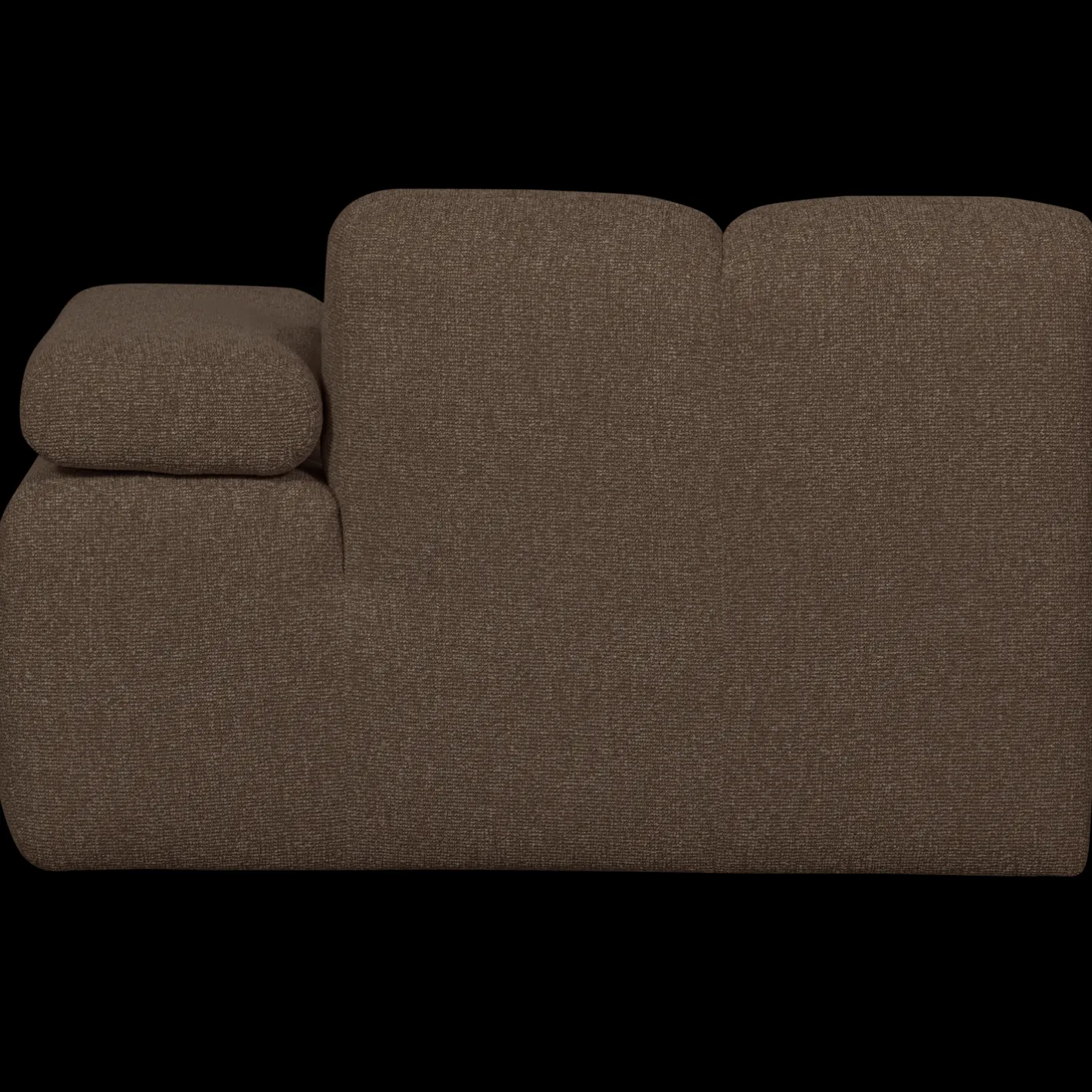 Sale WOOOD Mojo Bouclé Chaise Longue Brown Melange