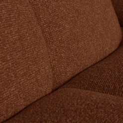 WOOOD Mojo Bouclé Chaise Longue Bank Rust Brown Melange