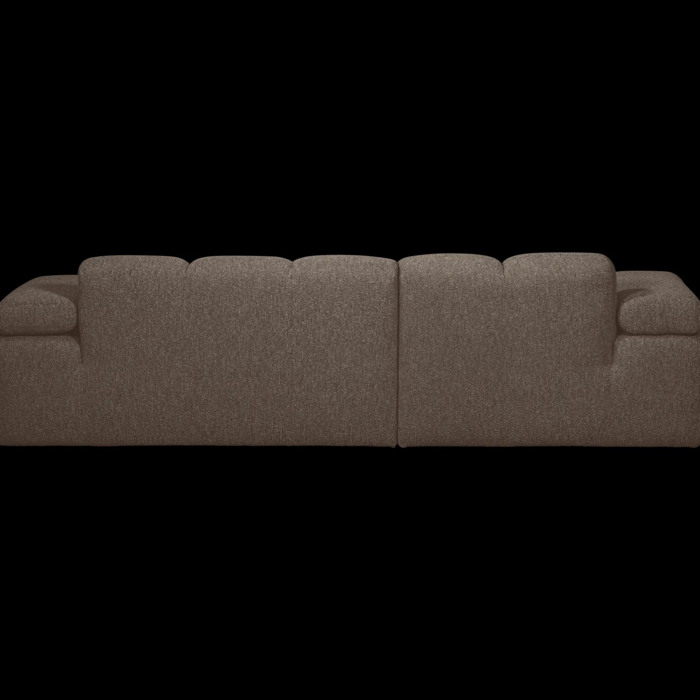 Online WOOOD Mojo Bouclé Chaise Longue Bank Brown Melange