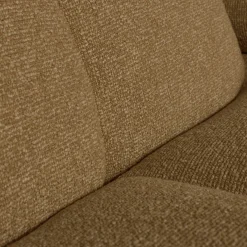 New WOOOD Mojo Bouclé Chaise Longue Bank Yellow, Brown Melange