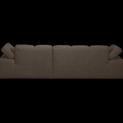 Hot WOOOD Mojo Bouclé Chaise Longue Bank Brown Melange