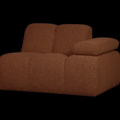 Outlet WOOOD Mojo Bouclé Elementenbank Rust Brown Melange