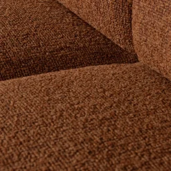 Clearance WOOOD Mojo Bouclé Elementenbank Rust Brown Melange