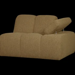 Best WOOOD Mojo Bouclé Elementenbank Yellow, Brown Melange