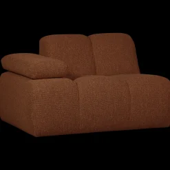 WOOOD Mojo Bouclé Elementenbank Rust Brown Melange
