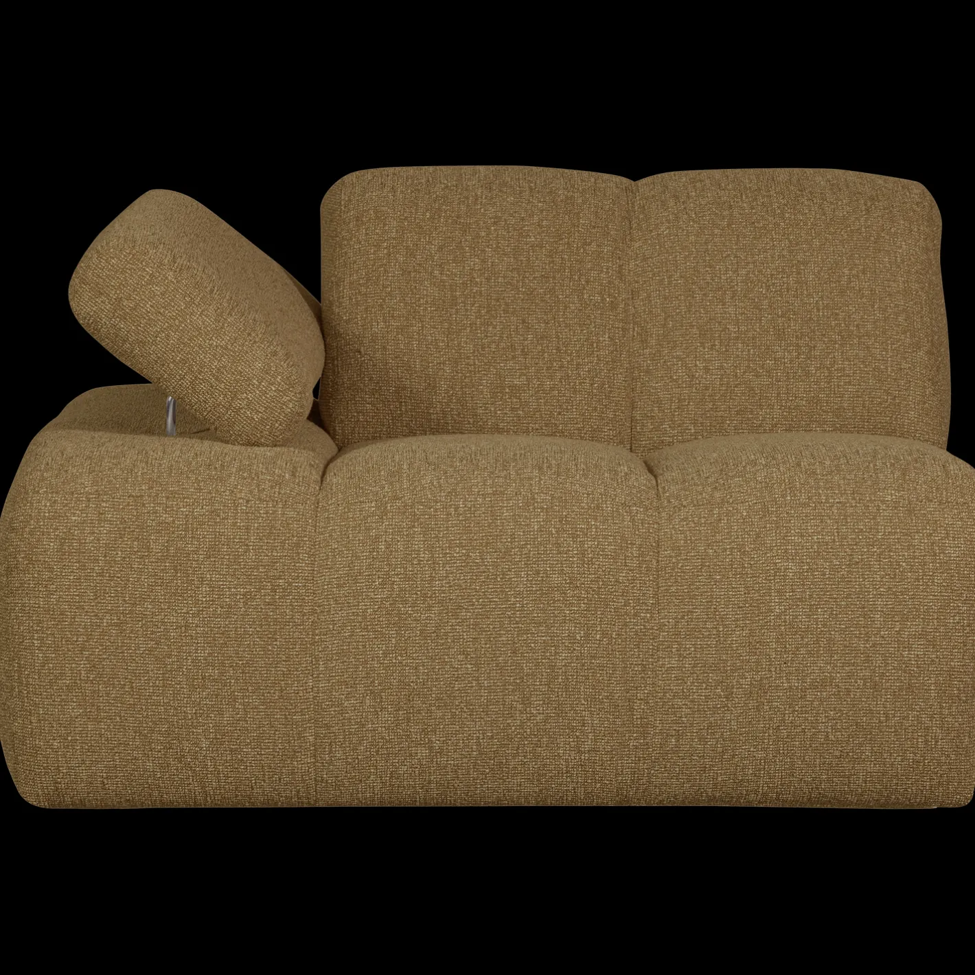 Clearance WOOOD Mojo Bouclé Elementenbank Yellow, Brown Melange