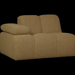 Clearance WOOOD Mojo Bouclé Elementenbank Yellow, Brown Melange