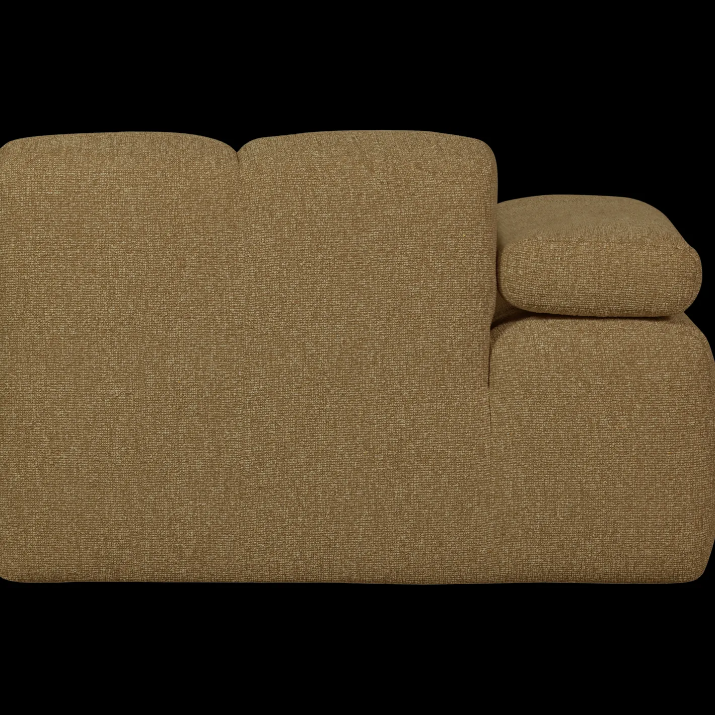 Clearance WOOOD Mojo Bouclé Elementenbank Yellow, Brown Melange