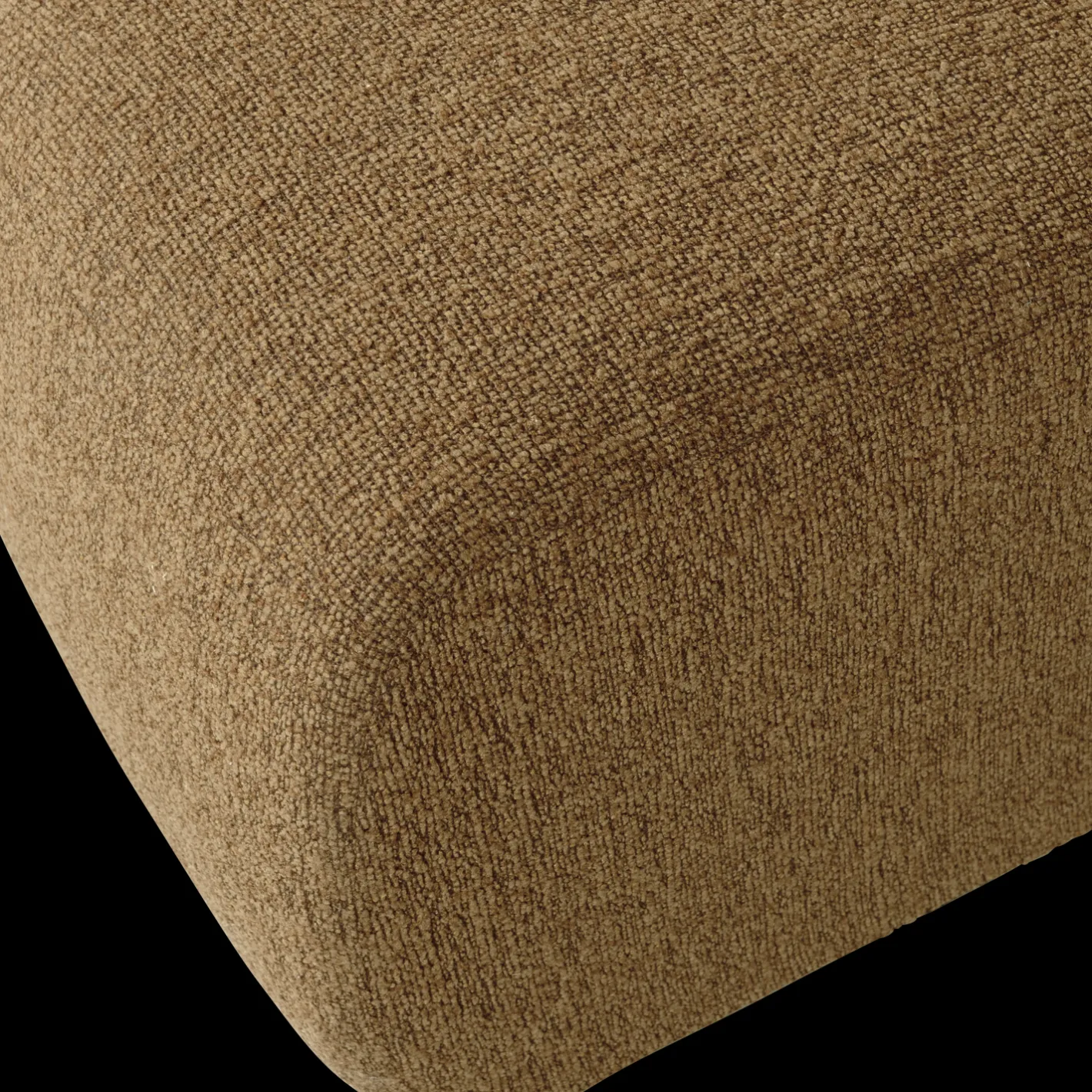 Clearance WOOOD Mojo Bouclé Elementenbank Yellow, Brown Melange
