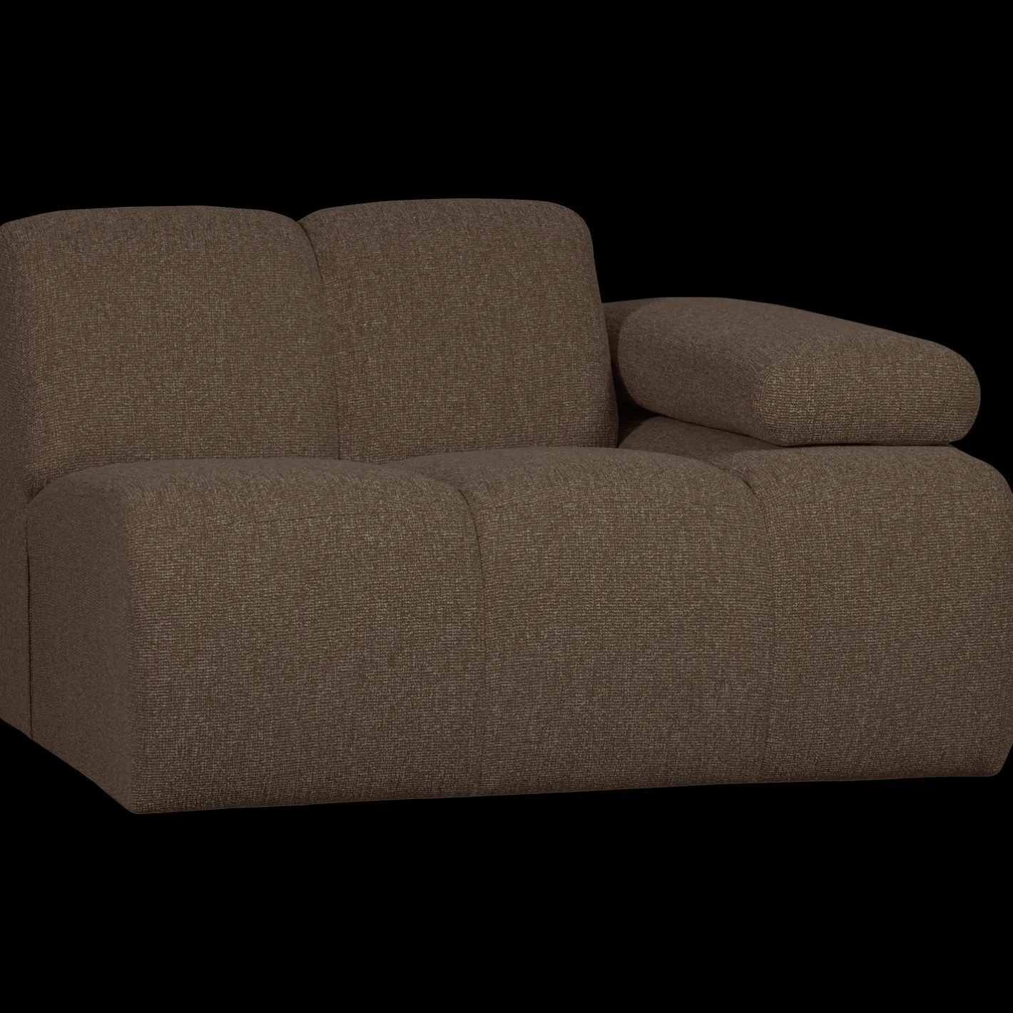 Discount WOOOD Mojo Bouclé Elementenbank Brown Melange