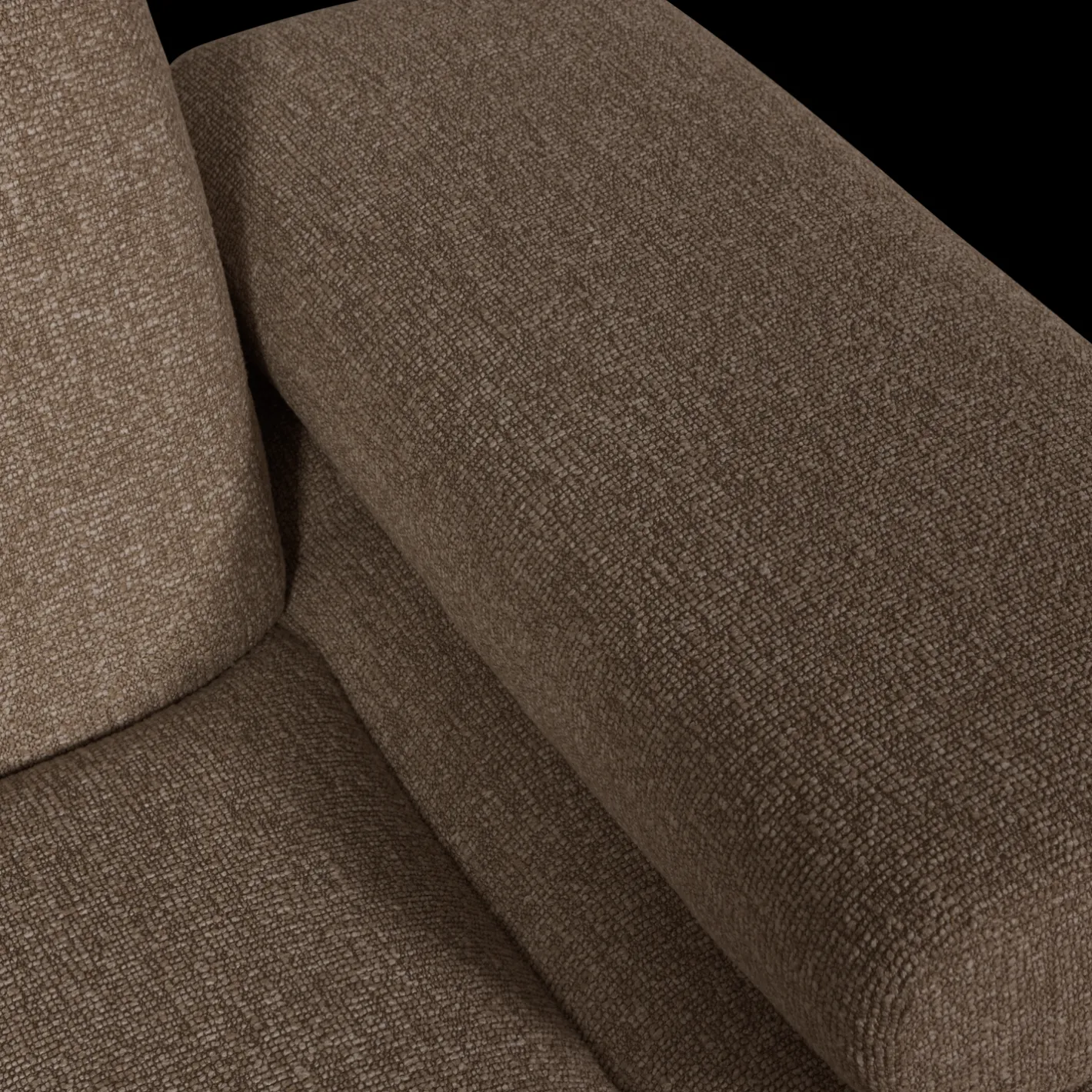 Discount WOOOD Mojo Bouclé Elementenbank Brown Melange