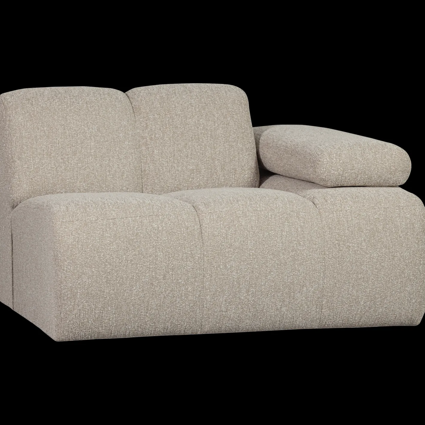 Hot WOOOD Mojo Bouclé Elementenbank Beige Melange