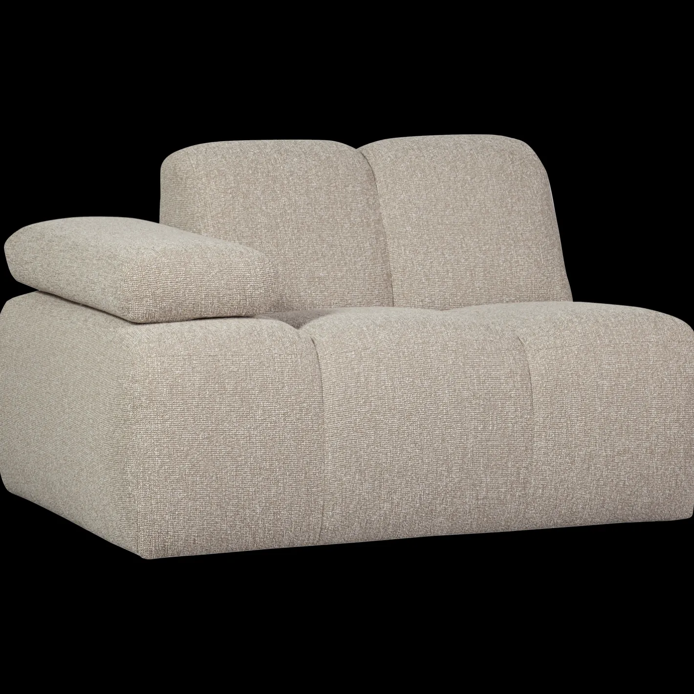Hot WOOOD Mojo Bouclé Elementenbank Beige Melange