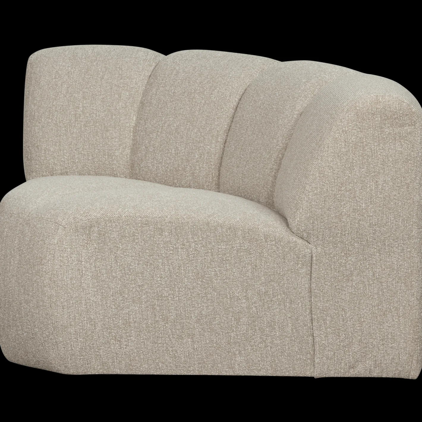 Best WOOOD Mojo Bouclé Hoek Elementenbank Beige Melange