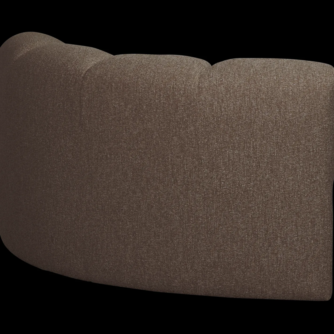 Best WOOOD Mojo Bouclé Hoek Elementenbank Brown Melange