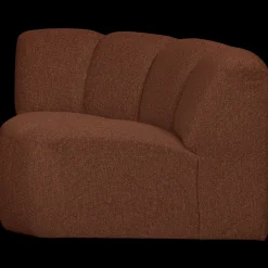 Hot WOOOD Mojo Bouclé Hoek Elementenbank Rust Brown Melange