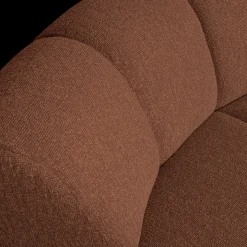 Hot WOOOD Mojo Bouclé Hoek Elementenbank Rust Brown Melange