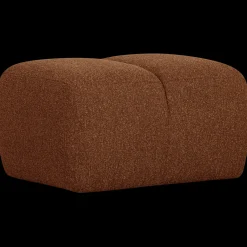 Outlet WOOOD Mojo Bouclé Poef Rust Brown Melange
