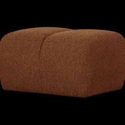 Outlet WOOOD Mojo Bouclé Poef Rust Brown Melange