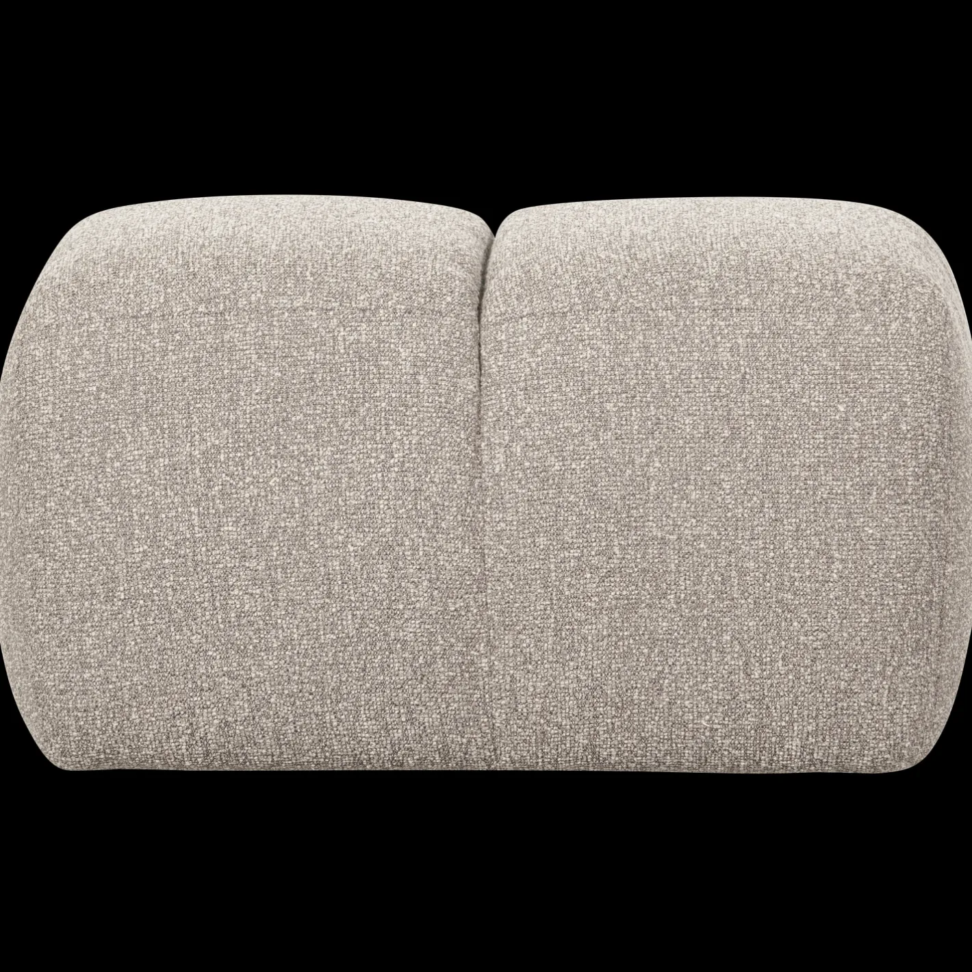 Clearance WOOOD Mojo Bouclé Poef Beige Melange
