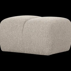 Clearance WOOOD Mojo Bouclé Poef Beige Melange