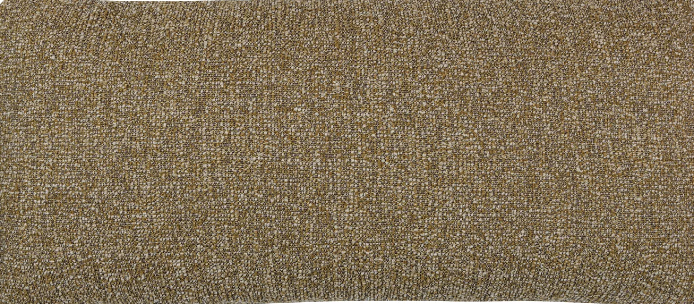 New WOOOD Mojo Bouclé Sierkussen Yellow, Brown Melange