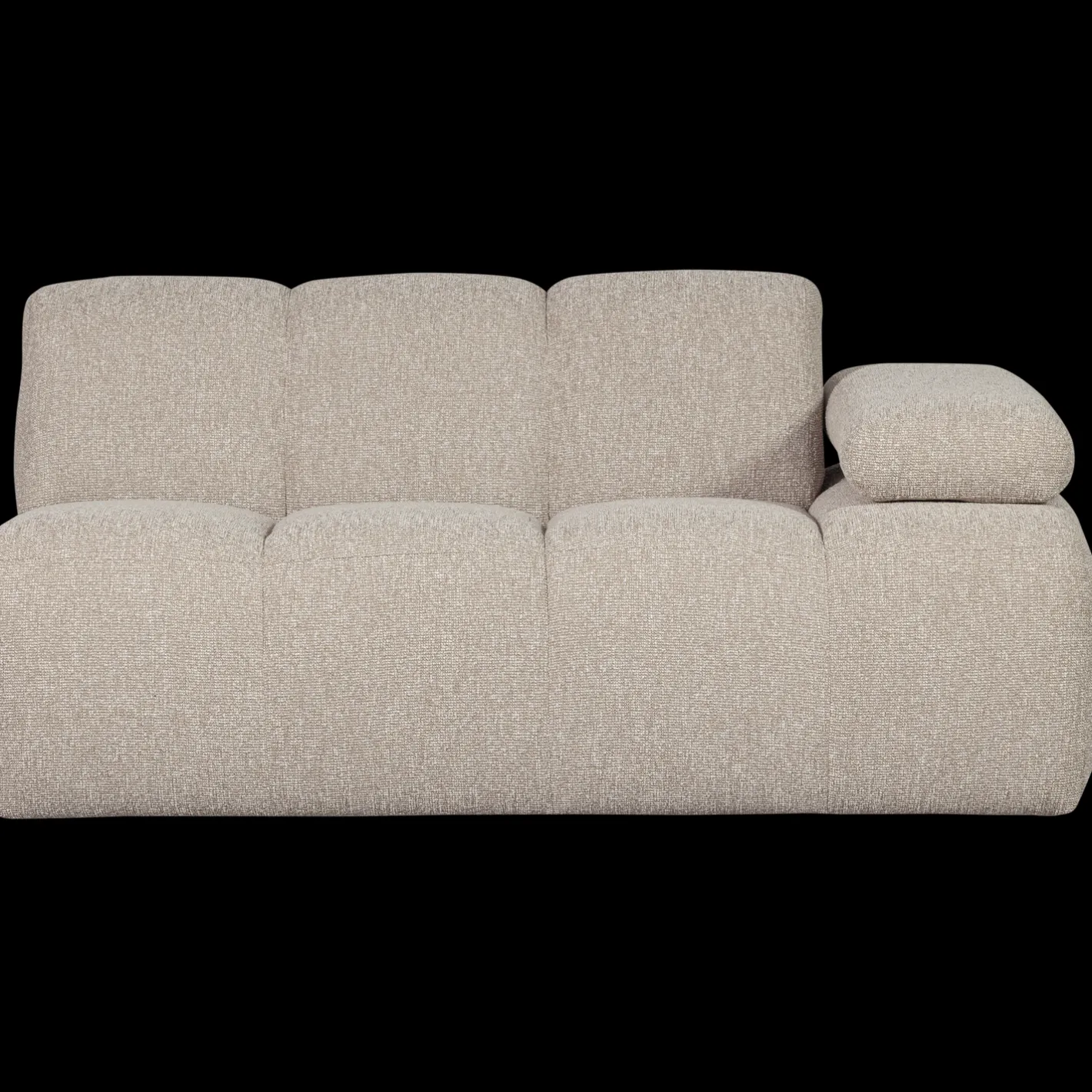 Outlet WOOOD Mojo Bouclé Zitbank Beige Melange