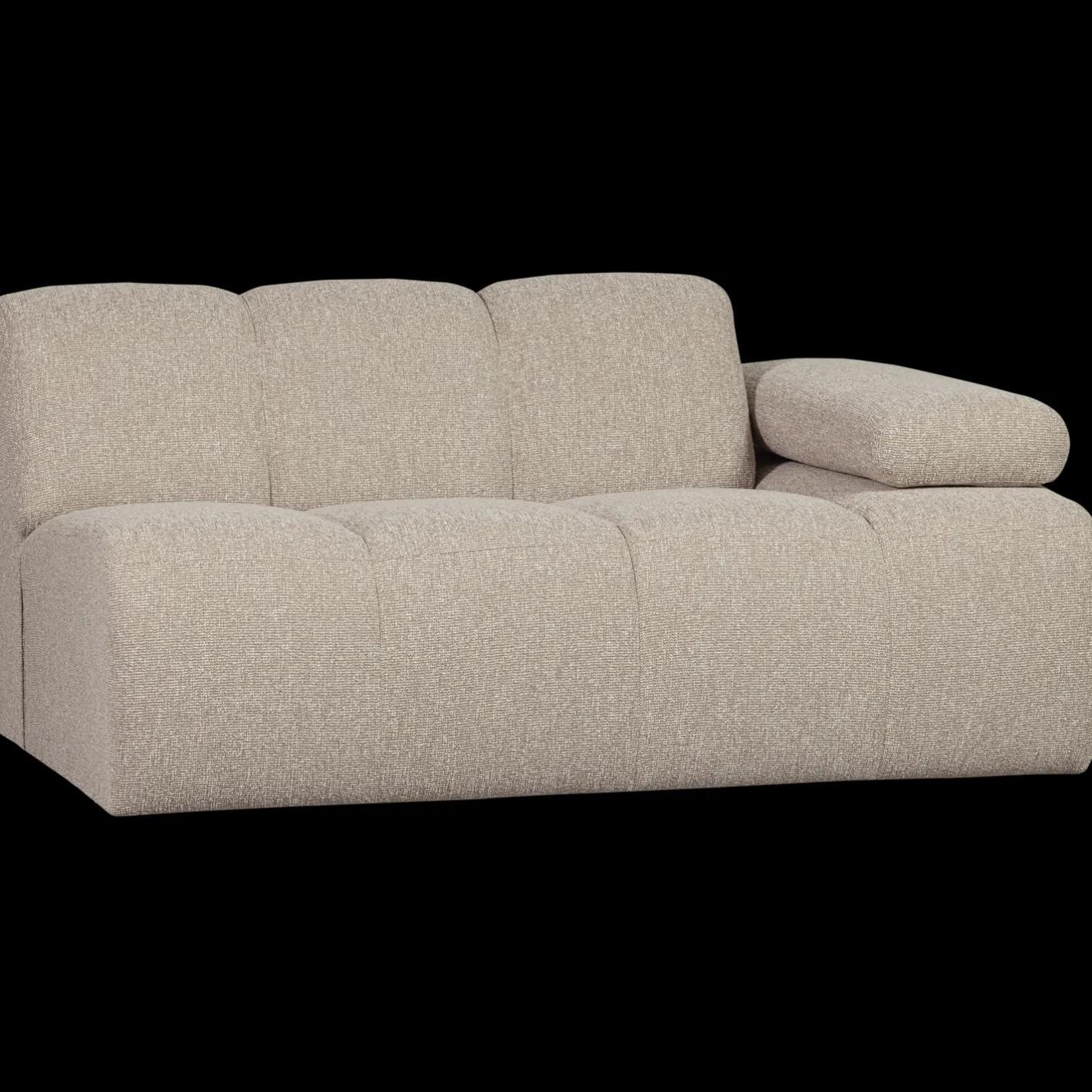 Outlet WOOOD Mojo Bouclé Zitbank Beige Melange