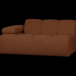 New WOOOD Mojo Bouclé Zitbank Rust Brown Melange