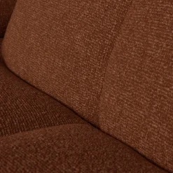 New WOOOD Mojo Bouclé Zitbank Rust Brown Melange