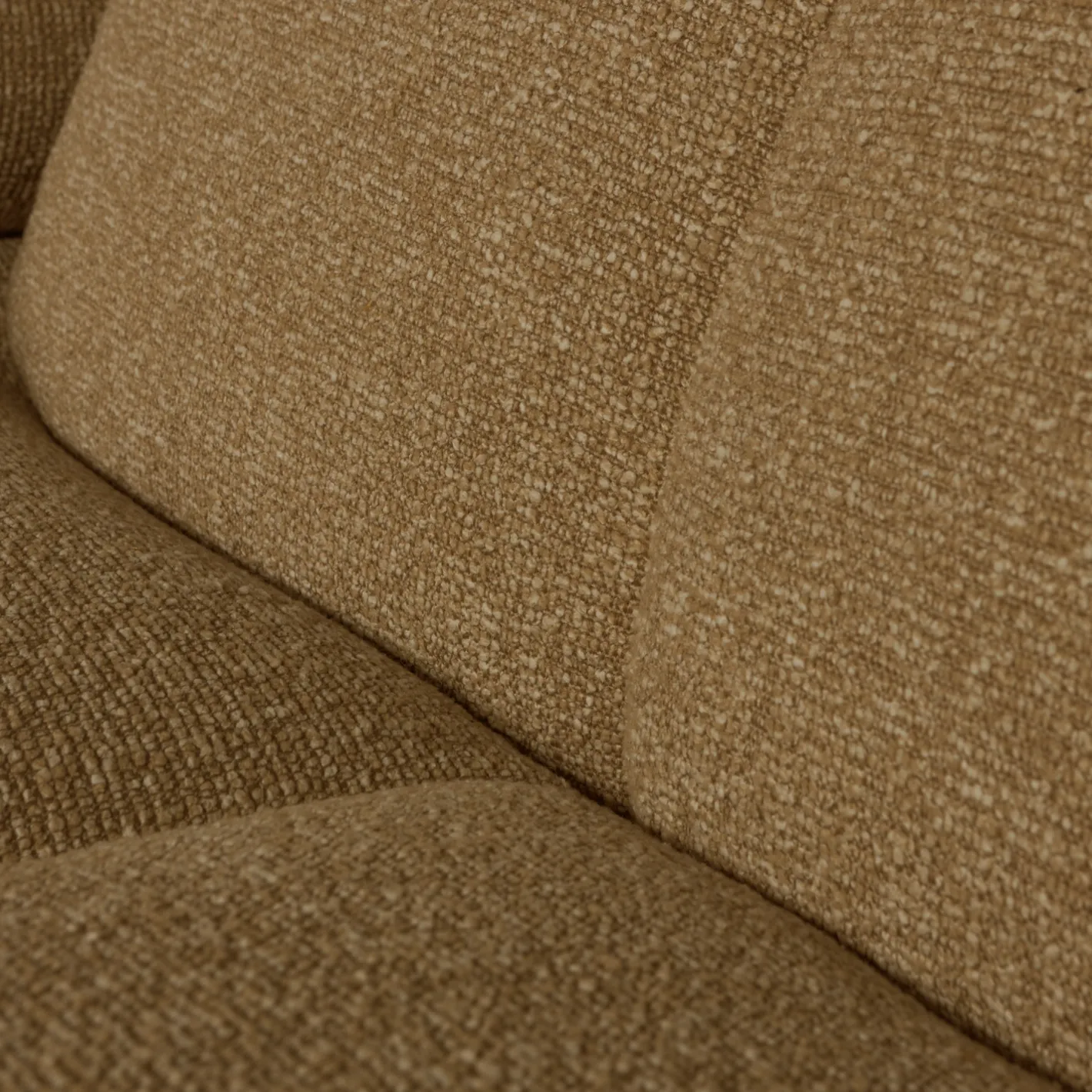 Sale WOOOD Mojo Bouclé Zitbank Yellow, Brown Melange