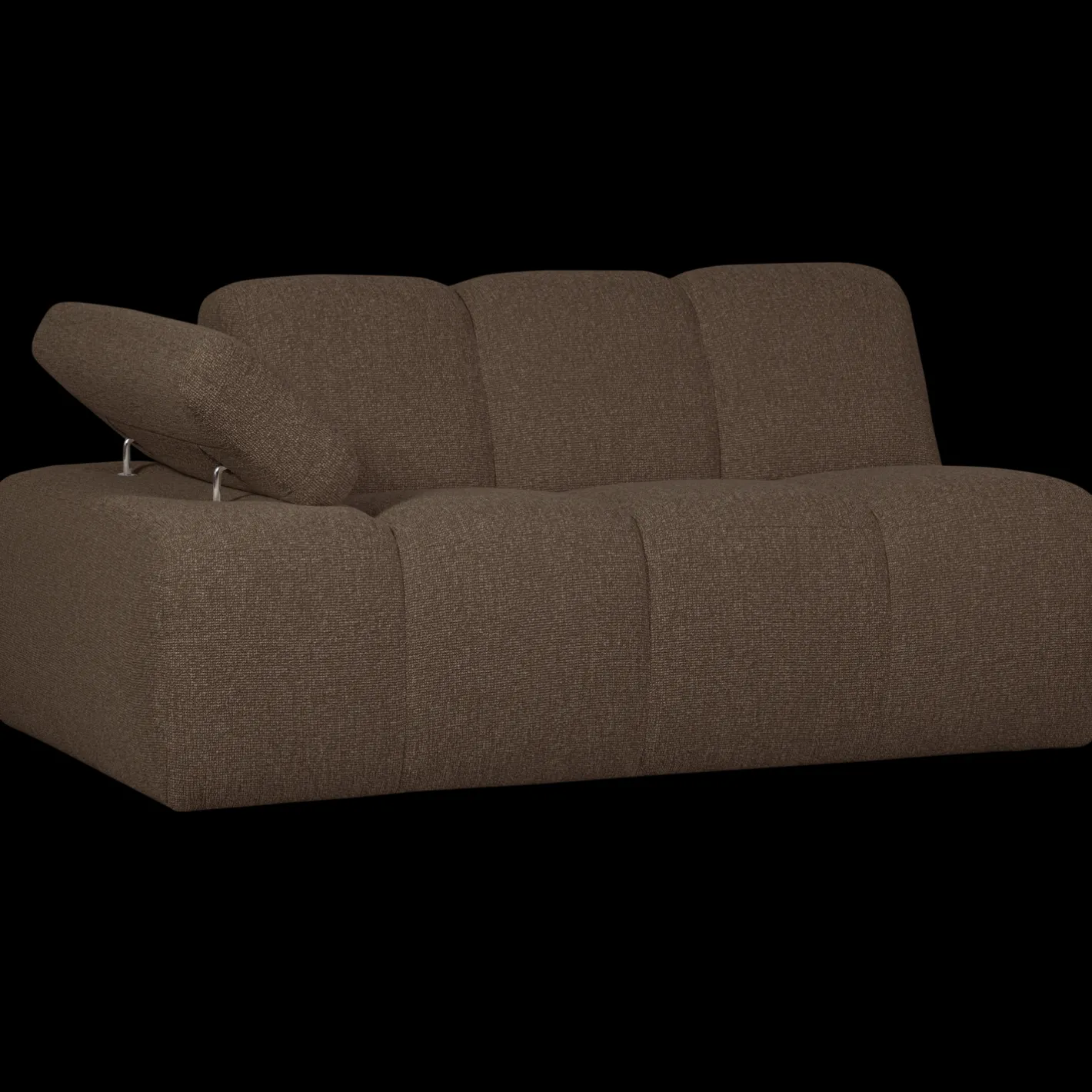 Best WOOOD Mojo Bouclé Zitbank Brown Melange