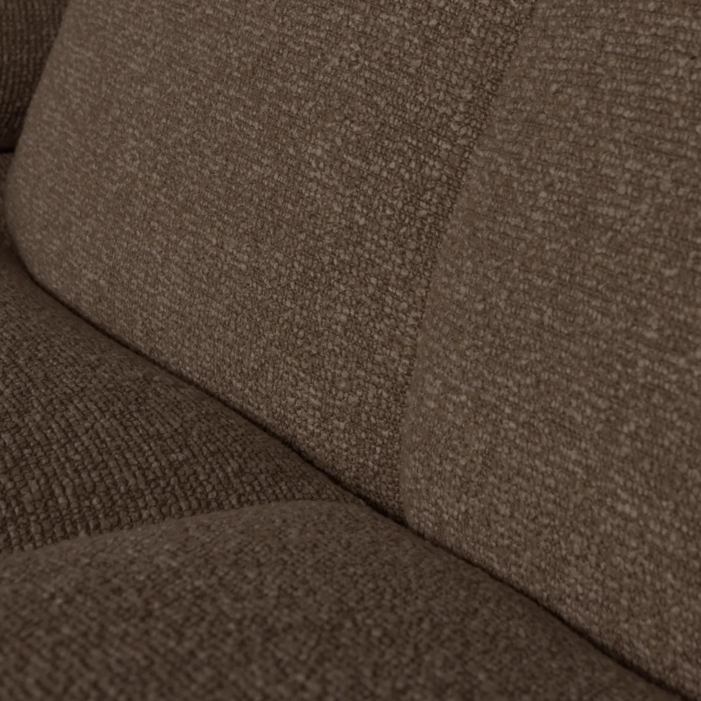 Best WOOOD Mojo Bouclé Zitbank Brown Melange