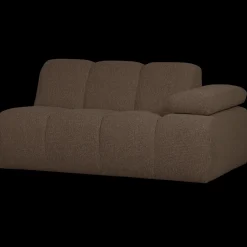 Outlet WOOOD Mojo Bouclé Zitbank Brown Melange