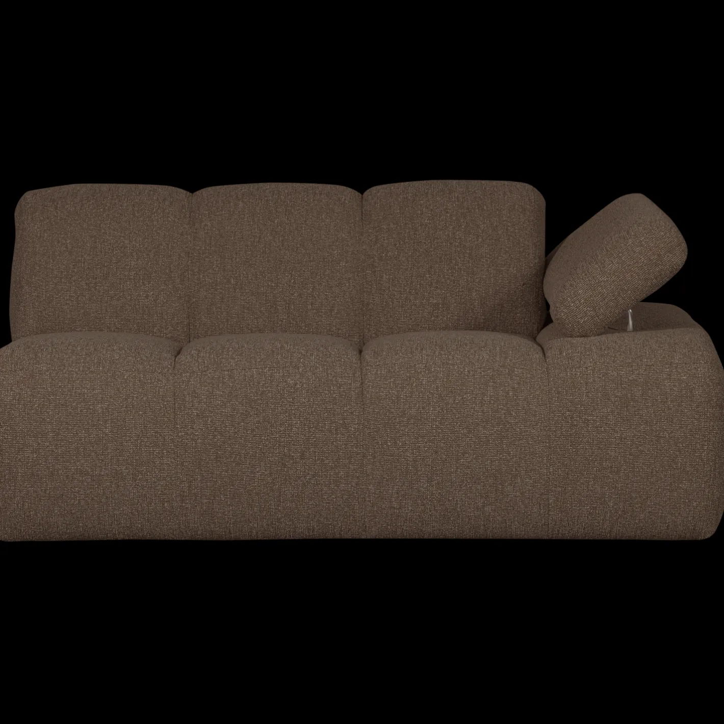 Outlet WOOOD Mojo Bouclé Zitbank Brown Melange