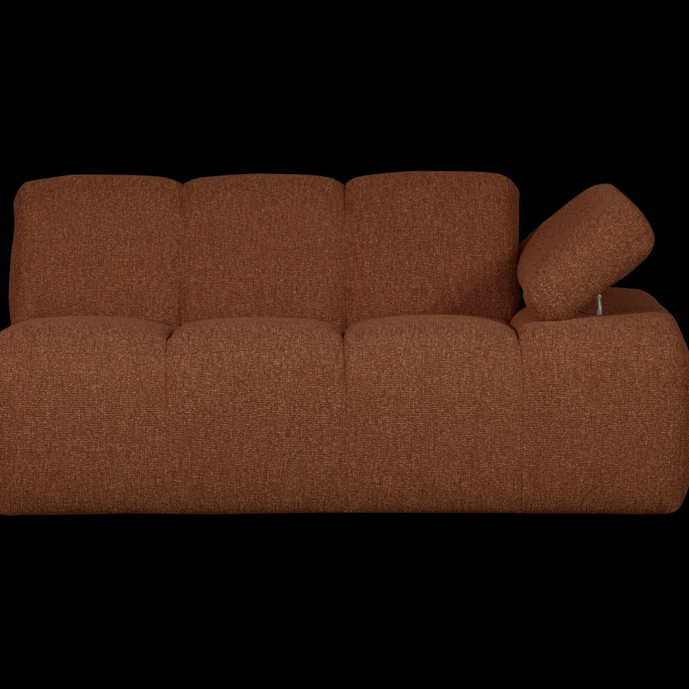 Online WOOOD Mojo Bouclé Zitbank Rust Brown Melange