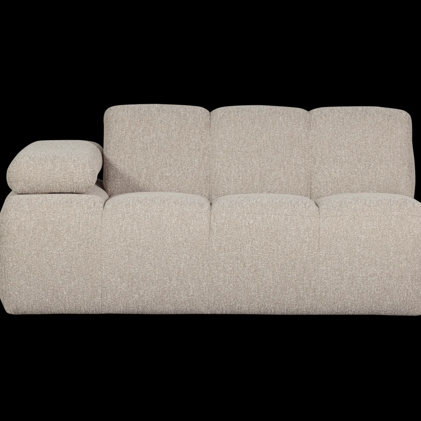 Outlet WOOOD Mojo Bouclé Zitbank Beige Melange