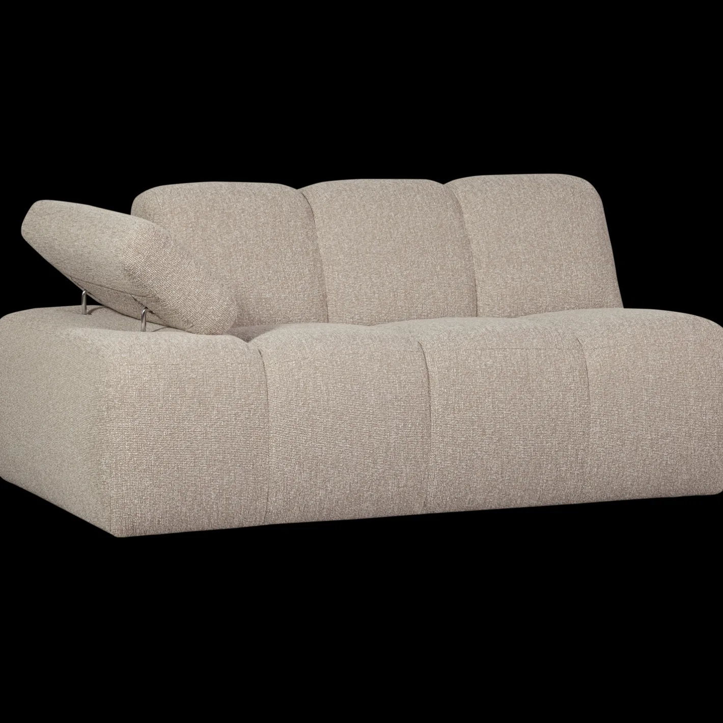Outlet WOOOD Mojo Bouclé Zitbank Beige Melange