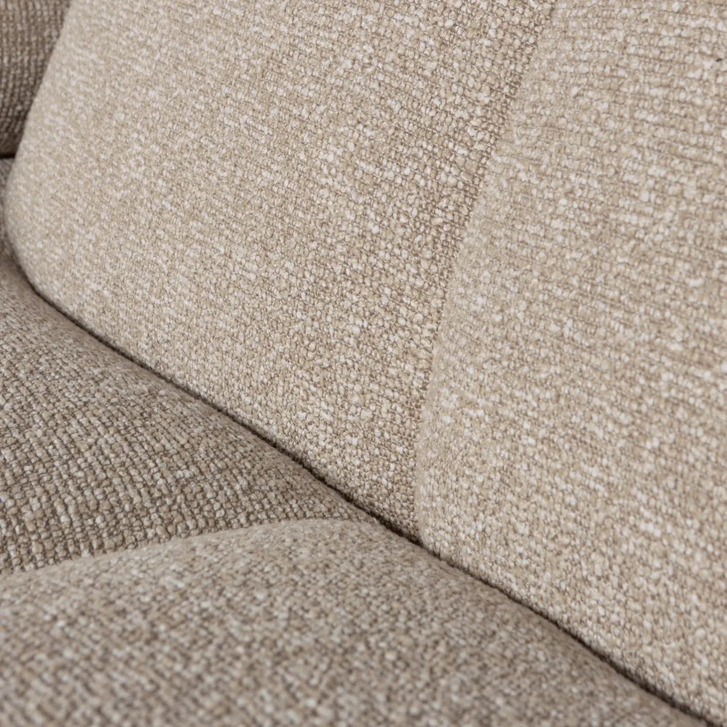 Outlet WOOOD Mojo Bouclé Zitbank Beige Melange