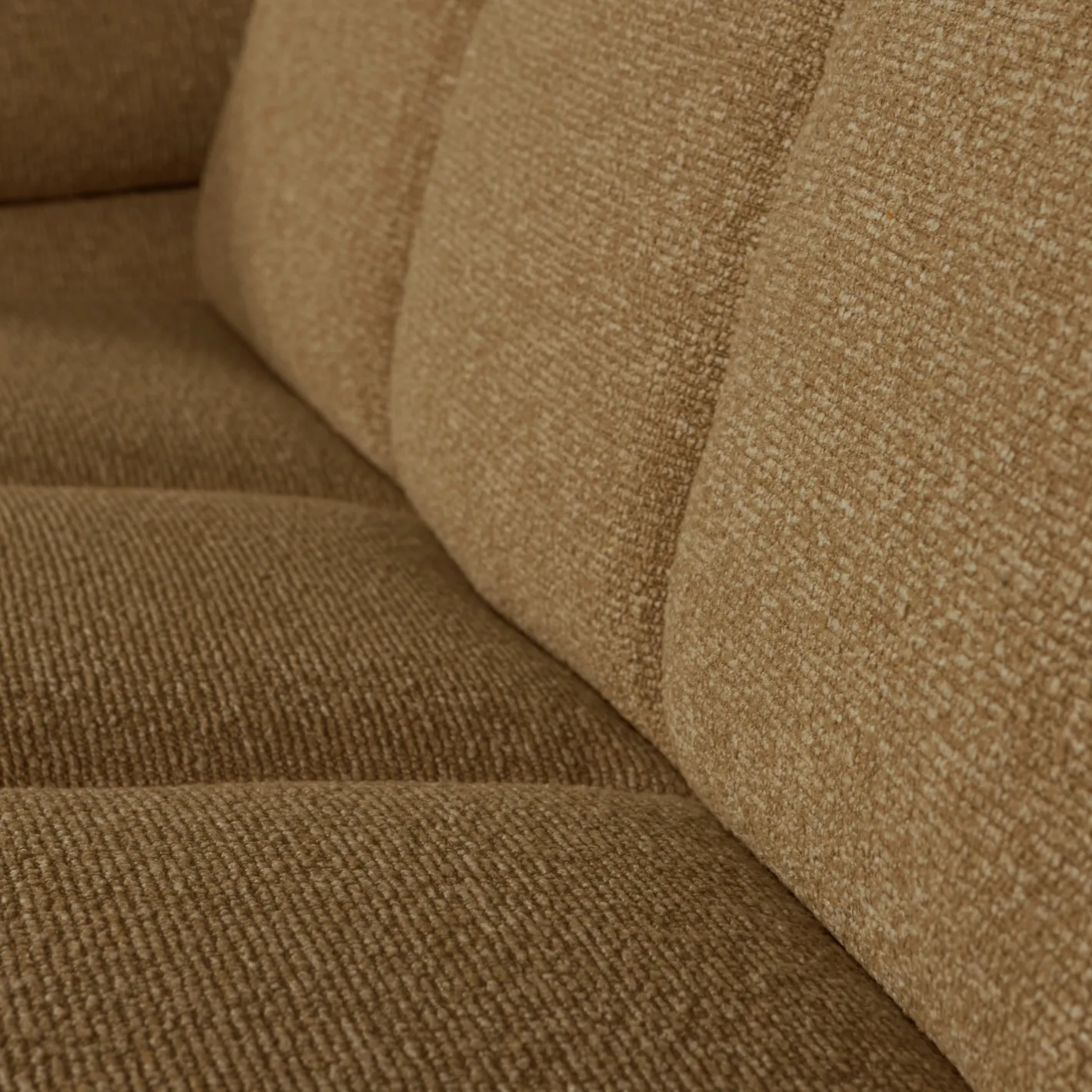 New WOOOD Mojo Bouclé 2-Zitsbank Brown Melange