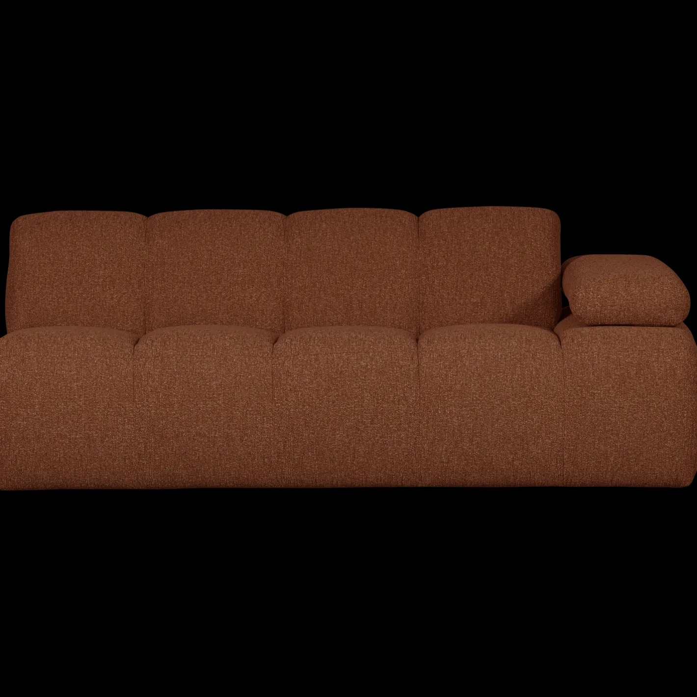 Sale WOOOD Mojo Bouclé 2-Zitsbank Rust Brown Melange
