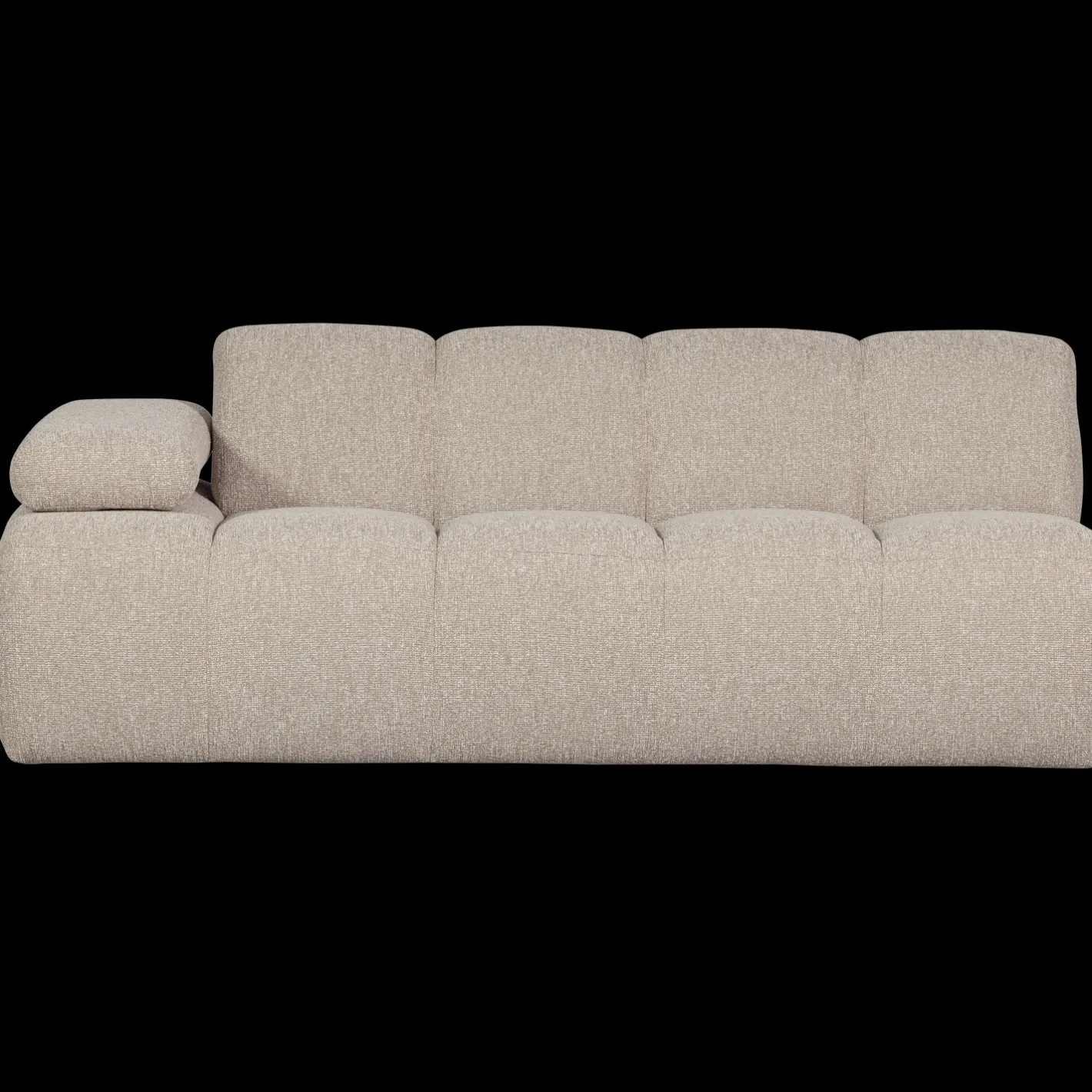 WOOOD Mojo Bouclé 2-Zitsbank Beige Melange
