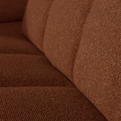WOOOD Mojo Bouclé 2-Zitsbank Rust Brown Melange