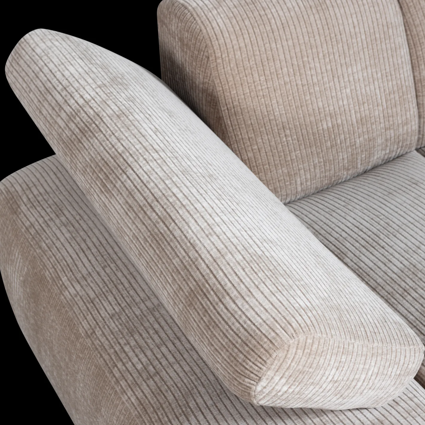 Sale WOOOD Mojo Rib Chaise Longue Dark Sand