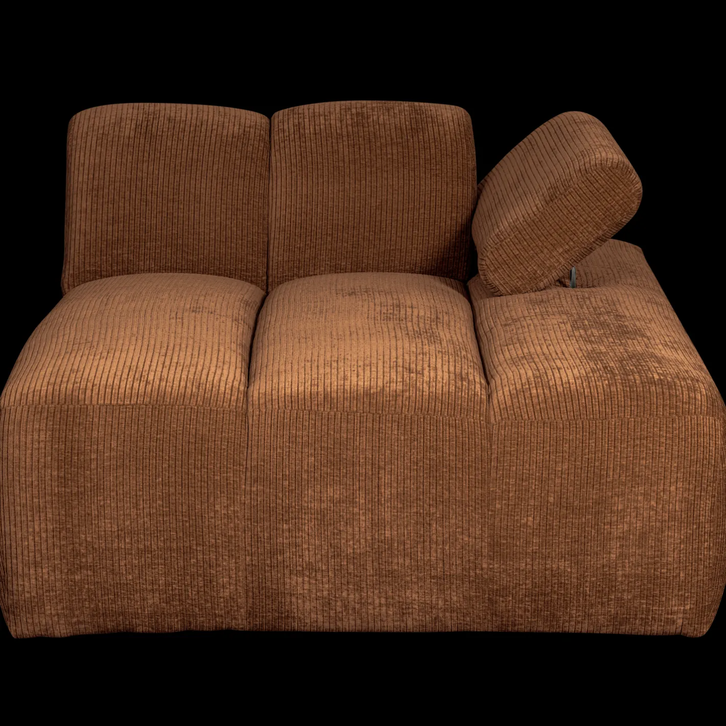 Sale WOOOD Mojo Rib Chaise Longue Rust Brown Melange