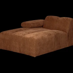 Hot WOOOD Mojo Rib Chaise Longue Rust Brown