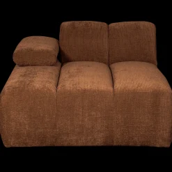 Hot WOOOD Mojo Rib Chaise Longue Rust Brown
