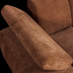 Hot WOOOD Mojo Rib Chaise Longue Rust Brown