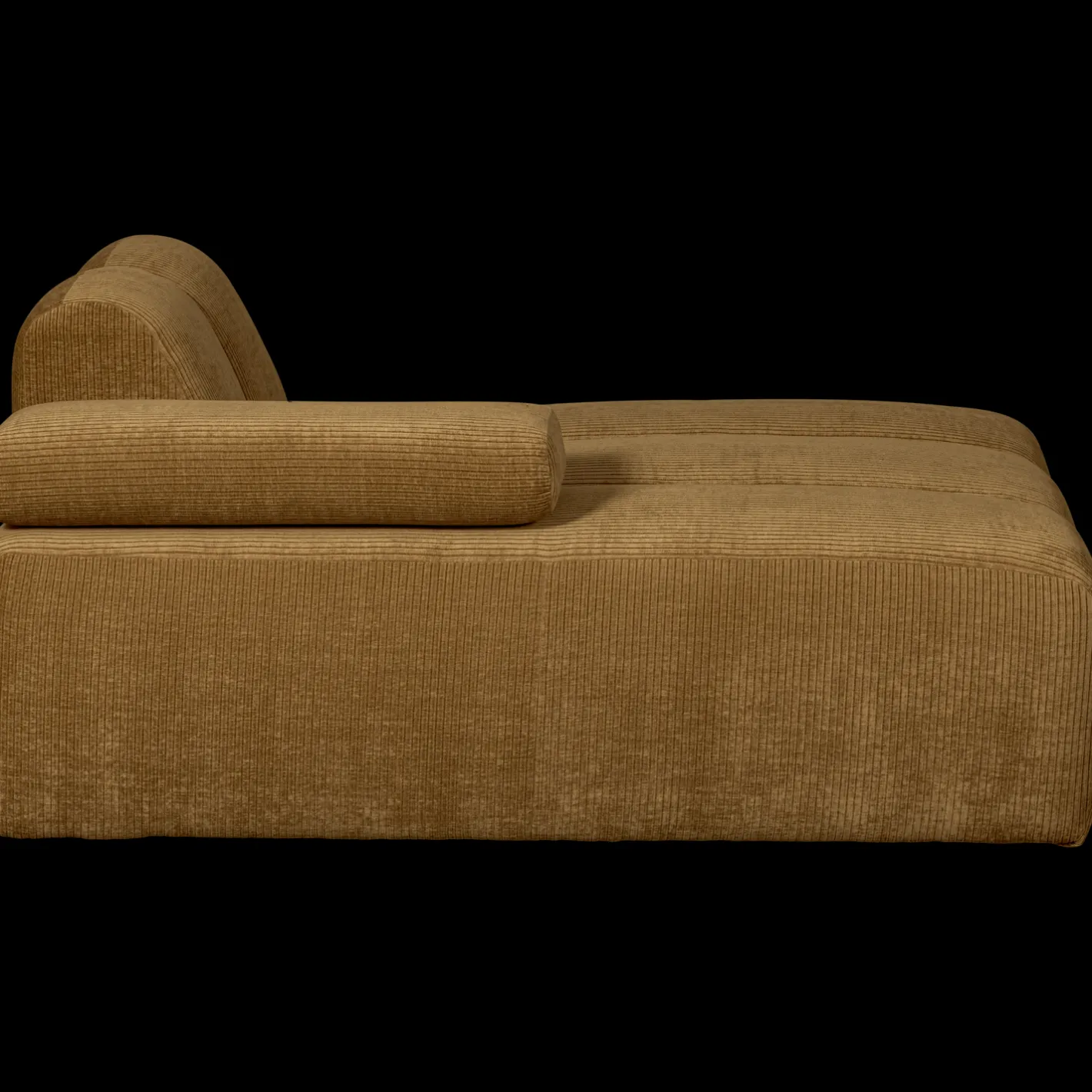New WOOOD Mojo Rib Chaise Longue Honey Yellow